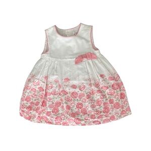 Mayoral Baby Pink Floral Dress w/ Bloomers